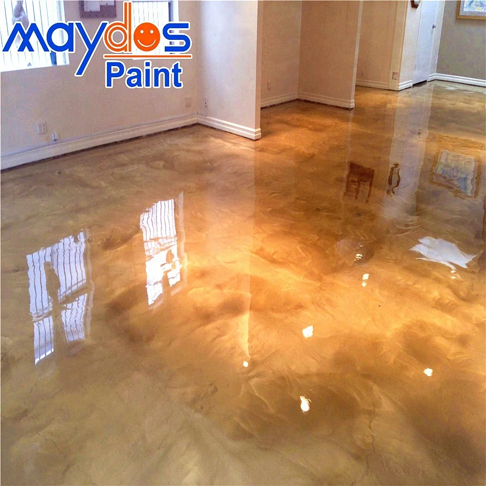 Colorful Metallic Heavy Loading Self Leveling Epoxy Floor Paint
