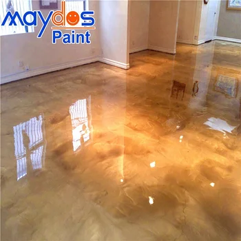 Colorful Metallic Heavy Loading Self Leveling Epoxy Floor Paint For