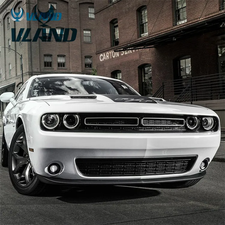 Vland Challenger COLOFUL Headlight for 2015 2016 2017 2018 2019 for Challenger RGB LED Head Lamp wholesale price