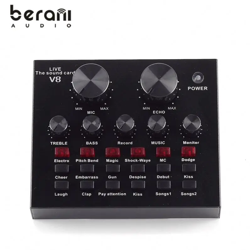

Berani V8 5.1 Sound Card, Black