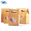Stand up Kraft Candy Food Paper Bag with Windows