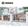 Rongo granting black galvanized steel pipe picket fence