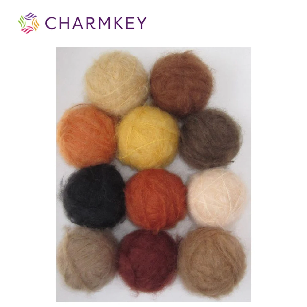 
Luxury top quality 100 fancy mohair yarn for wholesale 
