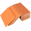High quality insulation elements orange /black color pertinax / bakelite sheets can do processing parts