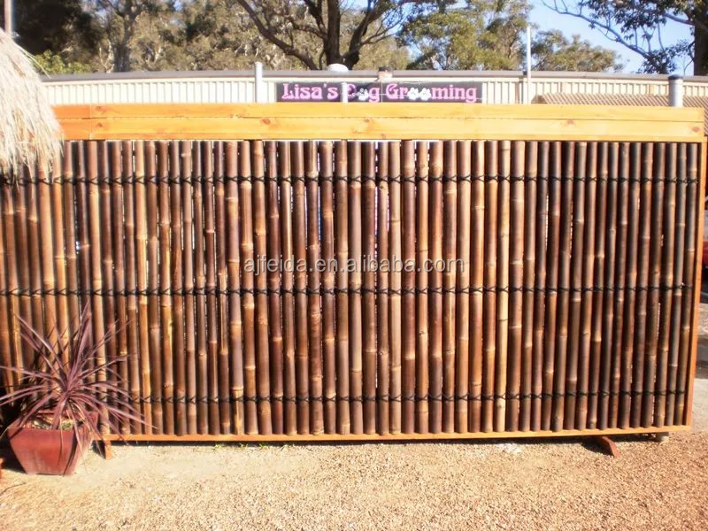 Fd16422 Bamboo Fencing Bamboo Slat Outdoor Bamboo Screen Fence Buy