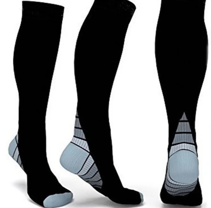 

Women and Mens Compression Socks 20-30 mmhg Athletic Fit for Sport Boost Stamina Circulation, Pictures or custom color