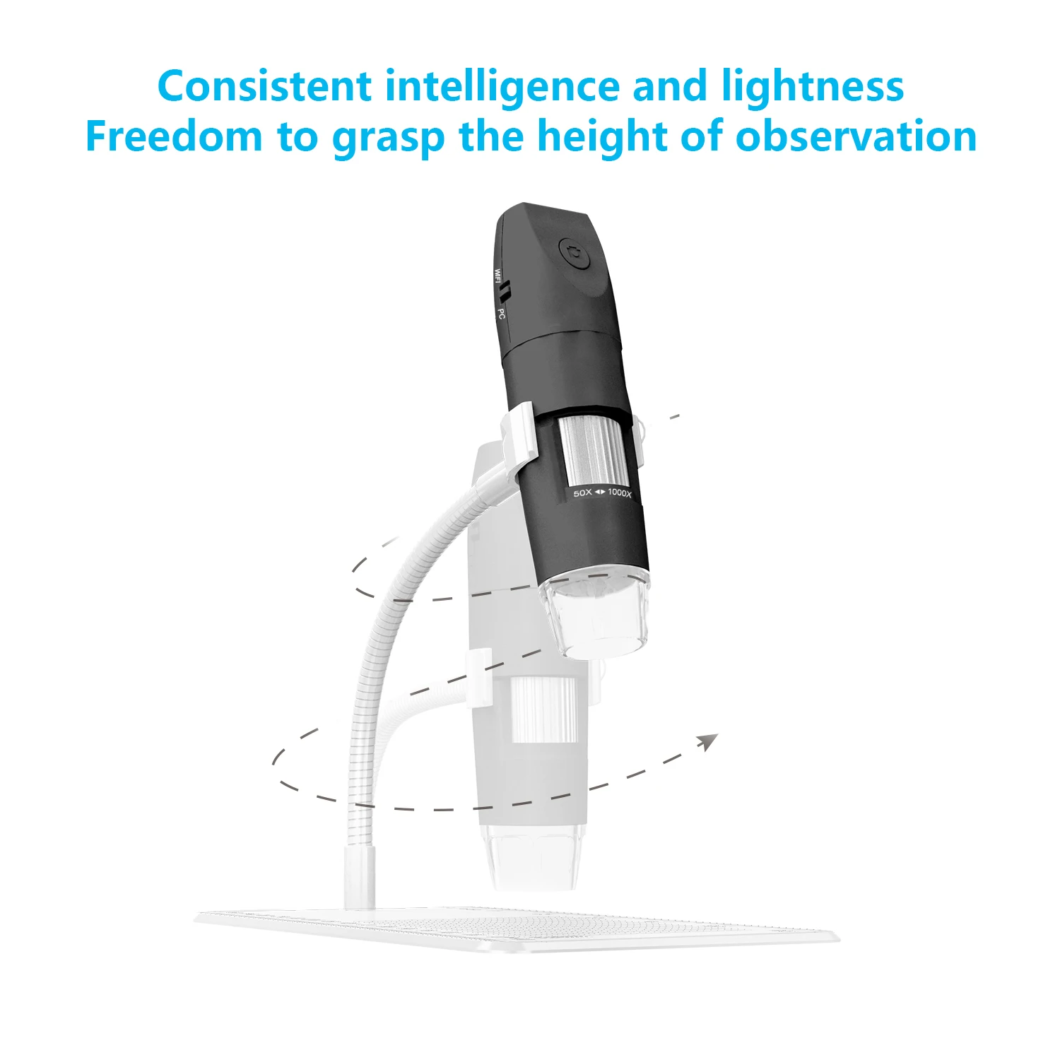 1000X New 1080P Wifi Electron Microscope Special Bracket 2 Million HD Digital Magnifying Glass USB Microscope