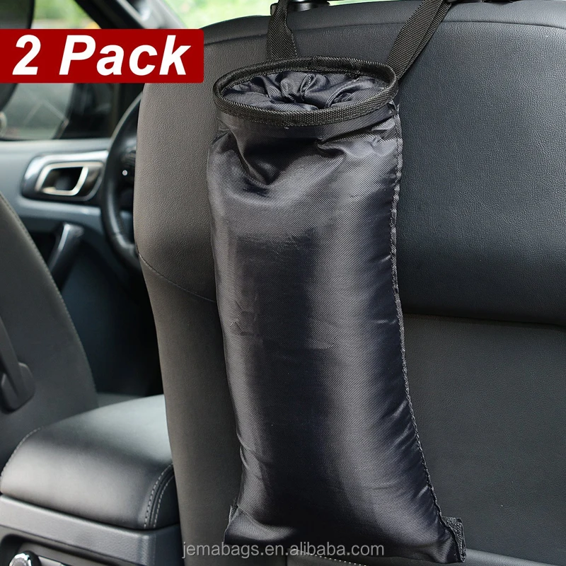 Car Trash Bags Car Trash Can Washable Leakproof Eco-friendly Seatback ...