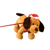 Direct deal High Quality plush dog on the lead at 36cm