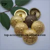 New style custom color plated plastic button with shank