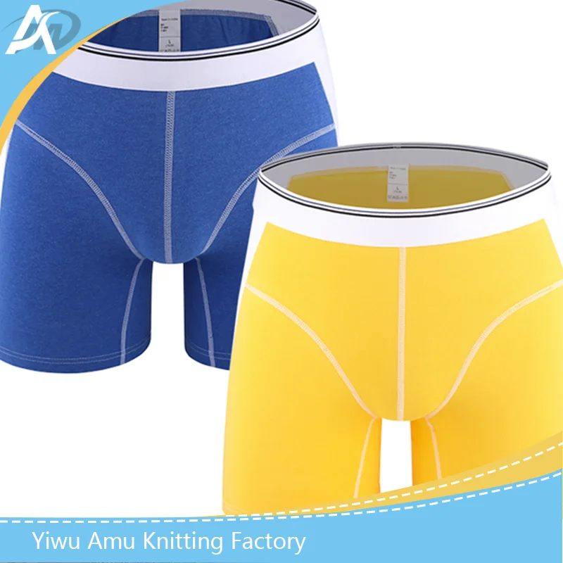 boxer solid cotton boxer short man underwear silky soft