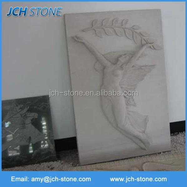 
Relief carving mural angels 