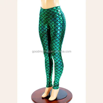 high waisted mermaid leggings