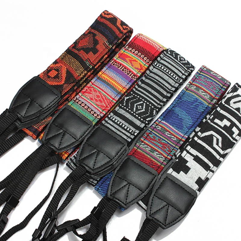 

Camera Neck Shoulder Camera Strap Belt Soft SLR DSLR Durable Cotton For Canon For Sony Vintage Wholesale