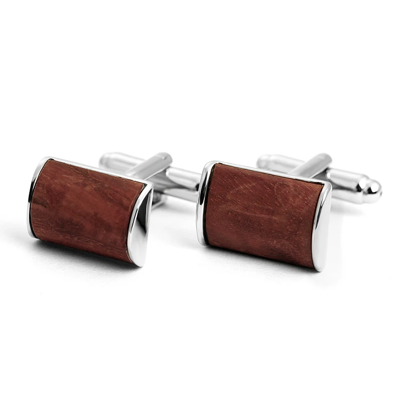 

Wholesale Classical Custom Wooden Cufflinks for Mens Shirts, As picture show