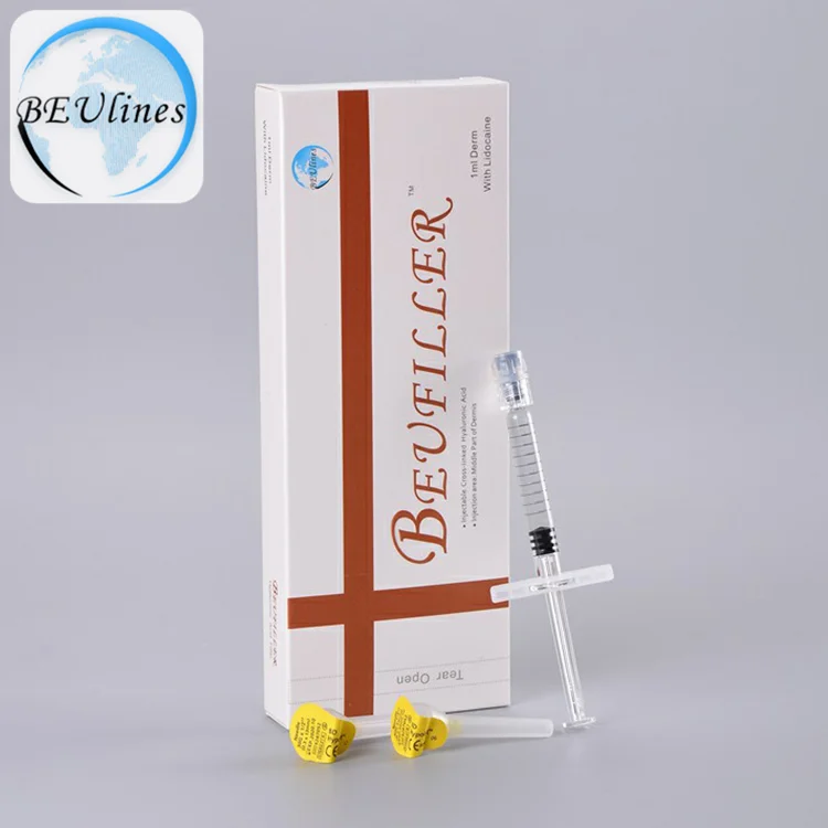 

1ml dermal filler injection grade painless liquid hyaluronic acid for facial, Transparent