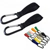 High quality keychain climbing aluminum carabiner hook for decoration with colorful strap
