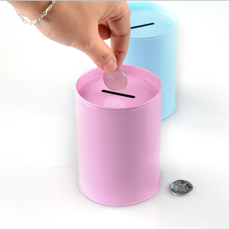 Promotional Round Coin Bank Tin Box Tin Can Wholesale Buy Money Box