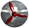 Middle east wood material 14" wall gear clock
