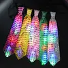 Halloween Party Concert Supplies LED Flashing Tie Manufacturer Party LED Flashing Tie