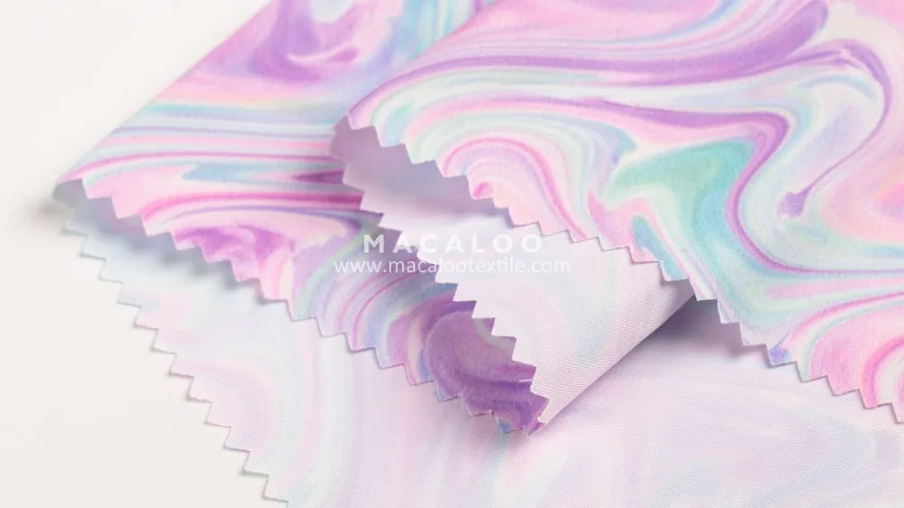 190T custom printed polyester taffeta fabric for lining