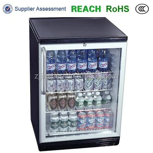 
vertical glass door with aluminium frame for mini freezer 