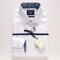 

Hot Sale High Quality Custom Mens Suits Long Sleeve White Dress Shirt