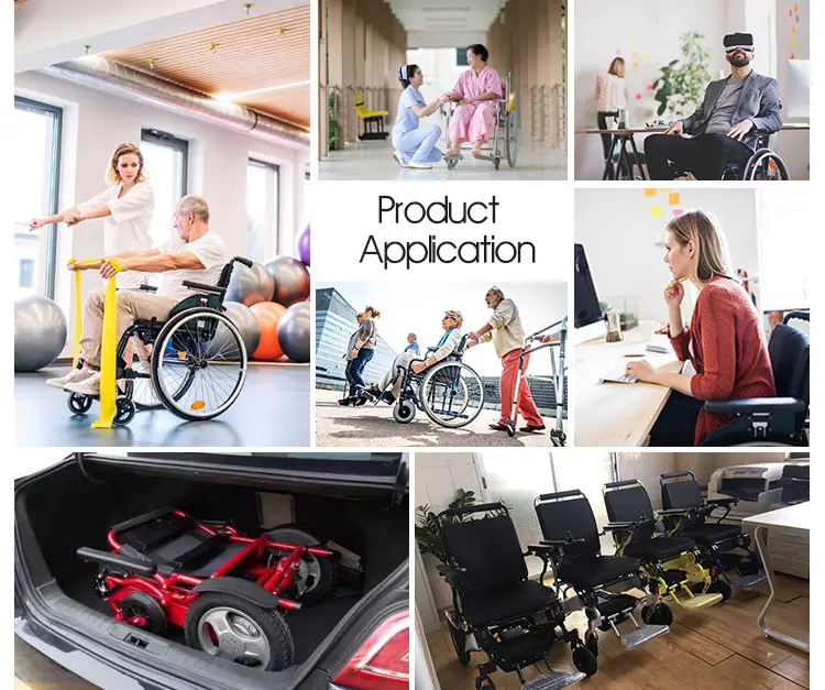 Big Width Powerchair 53cm 180kg Weight Capacity Folding Electric