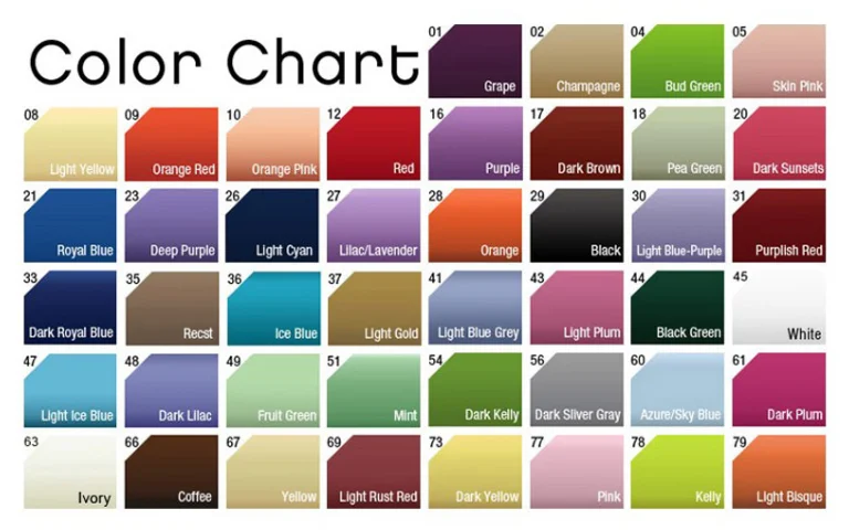 color chart