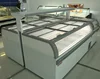 Dingfeng new style supermarket sliding door chest deep commercial island freezer showcase fish display freezer