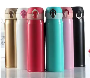 Image of Heat Insulated Vacuum Flask Cup Stainless Steel Material Thermos Water Bottle