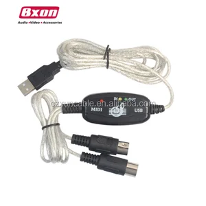 USB MIDI Interface Cable Music Keyboards