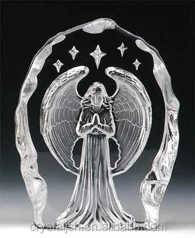 Восхитительная трансформация - фигура ангела из кристаллического стекла