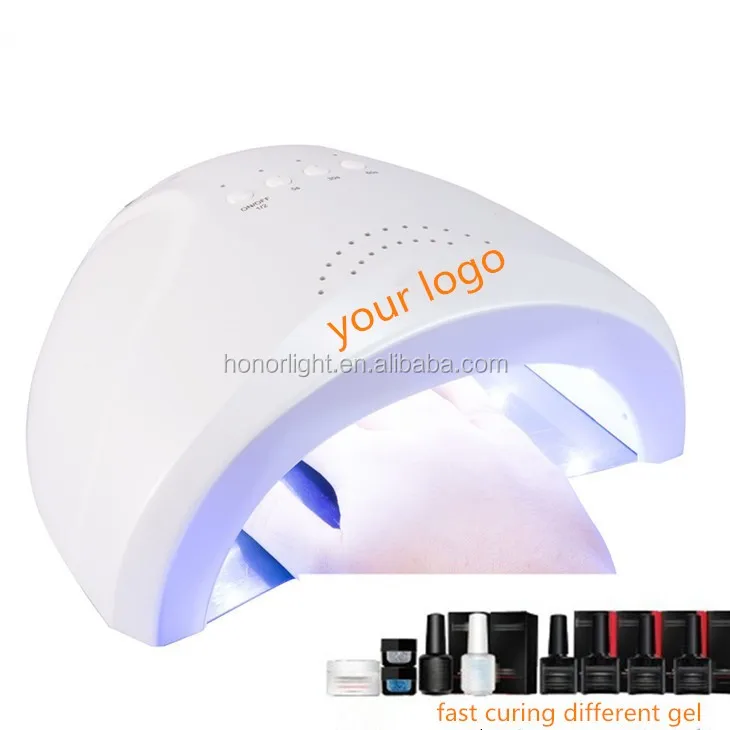 
48W economy painless uv lamp nail varnish with double light source 