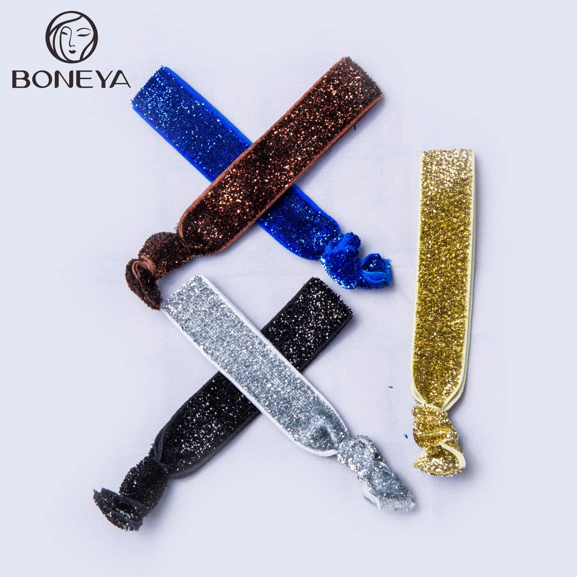 Checks Custom Printed Knotted Hair Ties Buy Elastic Hair Ties,Knotted