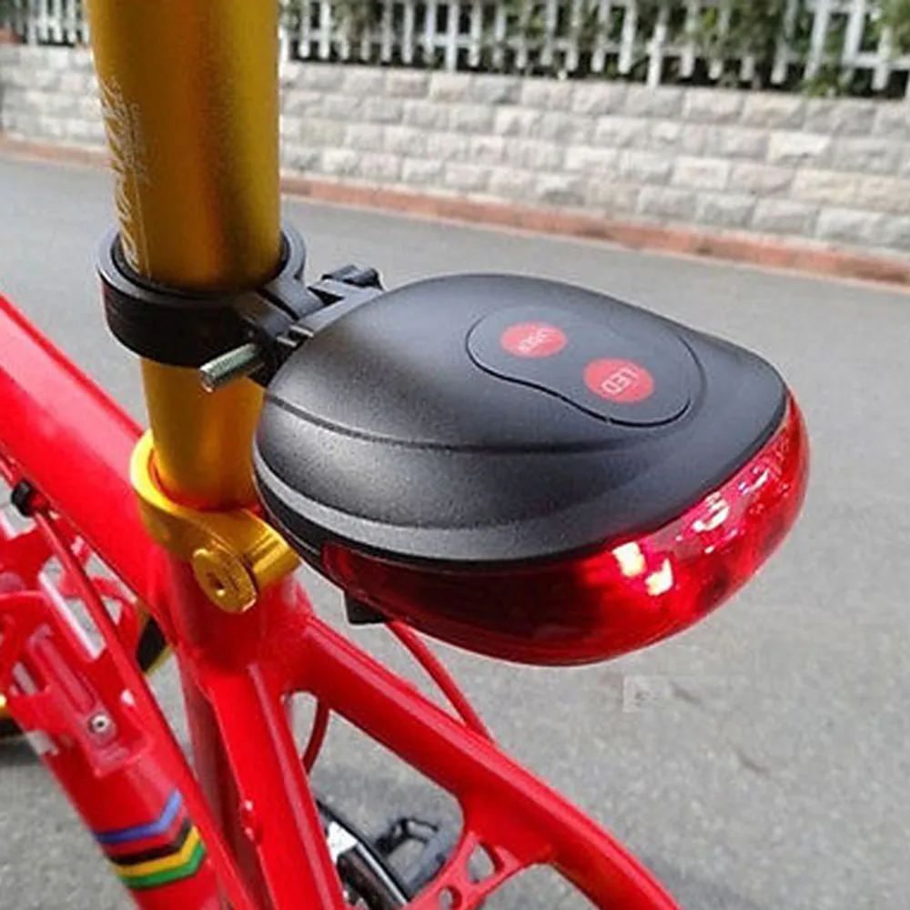 USB Recharging Taillight Bicycle Waterproof  Cycling  MTB Bike Back Lamp 5 Mode