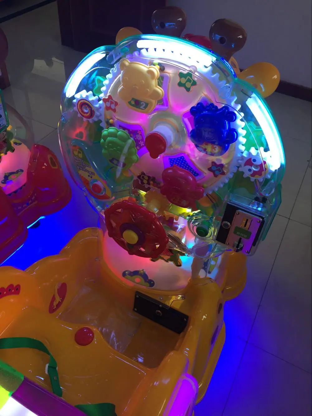 Space Octopus Coin Operated Animal Kiddie Rides,2018 Antique Amusement