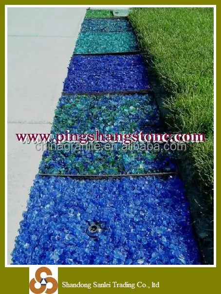 
small glass aggregate 