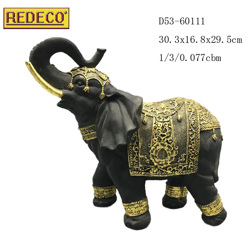 elephant gatling resin statue