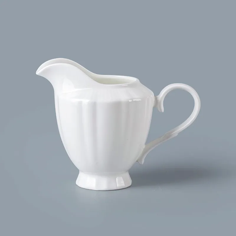 product-cheap super white porcelain milk jug modern strengthen milk jug use in cafe restaurant hotel