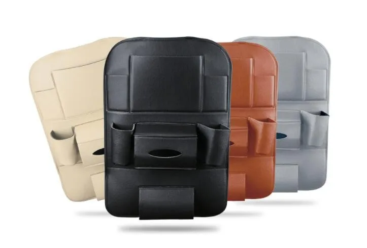 Source Accesorios coche interior-organizador de cuero PU para asiento  trasero de coche on m.alibaba.com