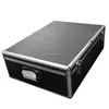 Large Black Custom Aluminum CD Case with Pocket in The Lid for 1000pcs CDs Disk