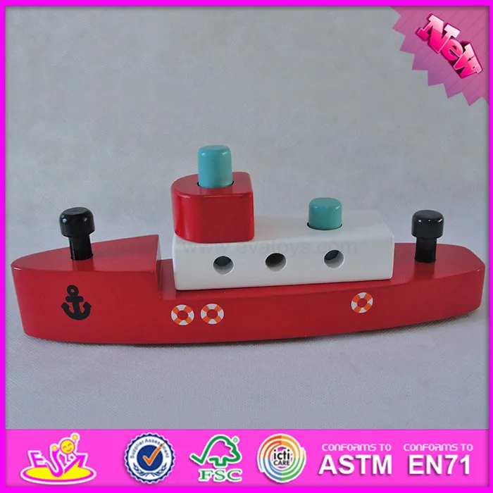 New Design Ship Model Wooden Toy Boats For Kids W04f003 - Buy Toy Boats 