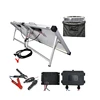 Controller isntalled on legs folding solar panel for DC12V solar system