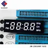 yellow high reliability 4 digit seven segment led customized display for flood lights