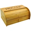 Original Rolltop Bread Box Bamboo Storage Bin without BREADS Printed on Top