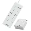 2.1A USB double electrical socket 2gang usa 8-Outlet, 2-USB Surge Protector (White) Two USB ports - 2.1A