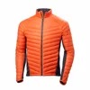 High Quality Fully Microlight Rip Stop Fabric Face Down Jacket Mixed With Breathable Softshell Side Panels