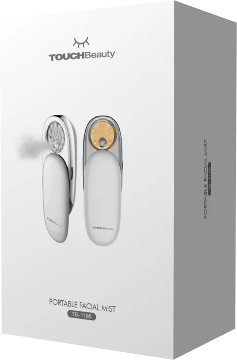 TOUCHBeauty TB-1185 Portable MIni Face Moisturizing Hydrating Mist with Yellow Light Humidifier Hand Facial Steamer