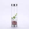 Quality Test Glass Water Bottle With Crystal Energy Drink Bottle